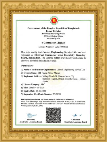 e-Contractor License